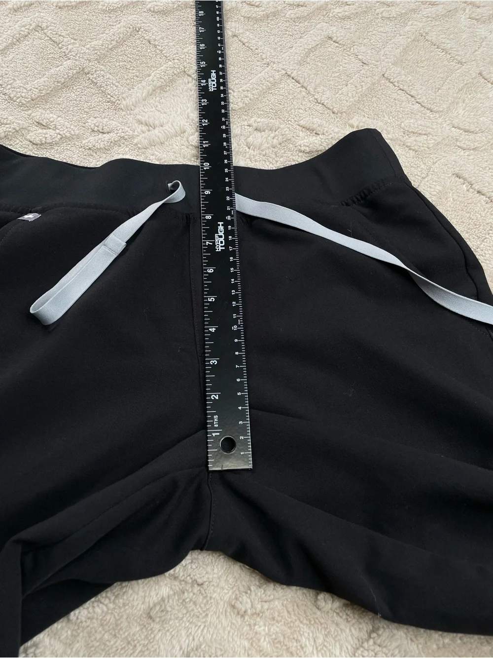 Figs‎ Black Joggers scrub Pants - S/T Medical Staff